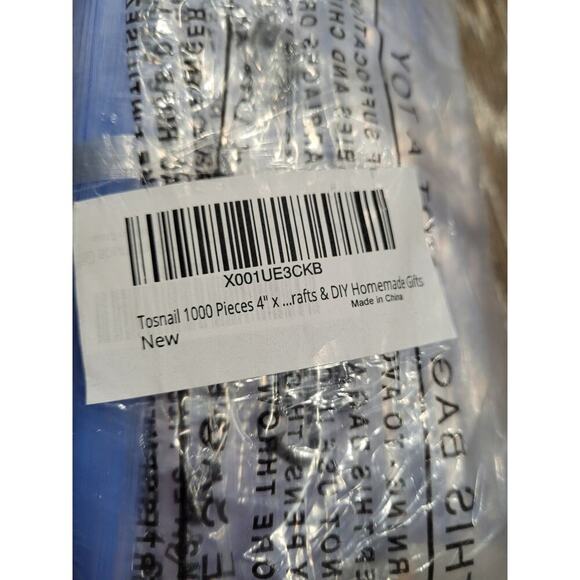 Tosnail 4 x 6 Soap Clear Bags 1,000 count for‎ Crafts Gifts - Picture 2 of 3